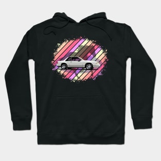 White 88 Ford Fox Body Mustang Hoodie